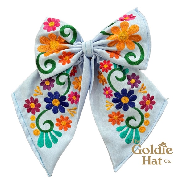 MEXICAN EMBROIDERED BOW MEDIUM - Picture 4 of 6